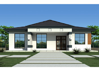 造價15萬經濟美觀一層農村別墅設計圖，占地150平米