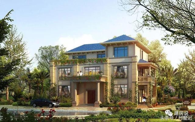 25款漂亮的自建別墅效果圖片，建房也要看顏值