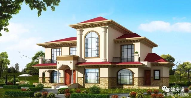25款漂亮的自建別墅效果圖片，建房也要看顏值