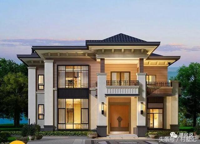 25款漂亮的自建別墅效果圖片，建房也要看顏值