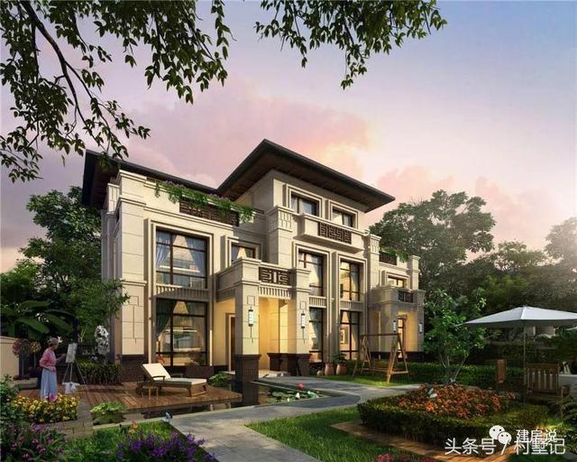 25款漂亮的自建別墅效果圖片，建房也要看顏值
