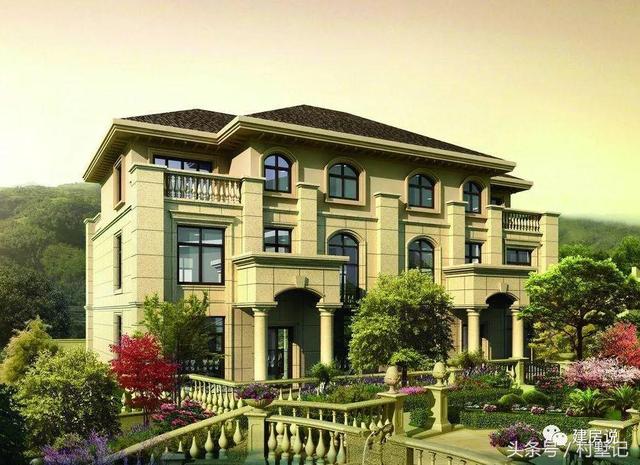 25款漂亮的自建別墅效果圖片，建房也要看顏值