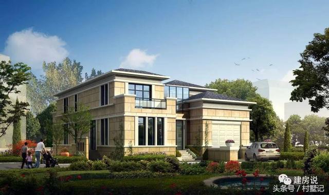 25款漂亮的自建別墅效果圖片，建房也要看顏值