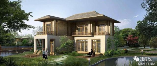 25款漂亮的自建別墅效果圖片，建房也要看顏值