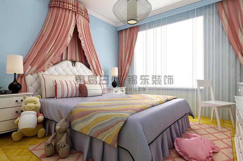 300平歐美風情別墅裝修案例，這錢花得值