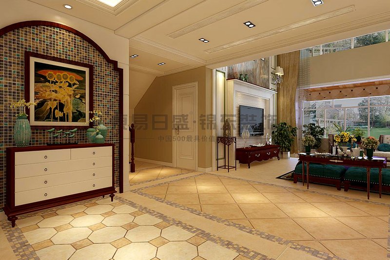 300平歐美風情別墅裝修案例，這錢花得值