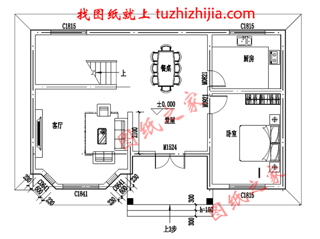 經典二層100平米左右新農村房屋設計圖紙及效果圖,客廳中空,造價20萬