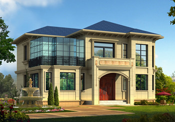 兩層樓房設計圖，兩層新農村樓房圖紙，外觀典雅古樸