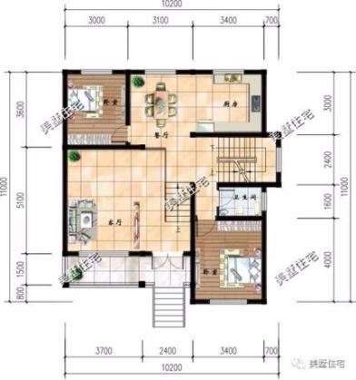 幾款10米開間的農村小別墅戶型，你喜歡哪個？