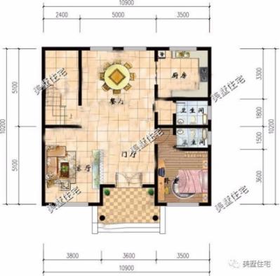 幾款10米開間的農村小別墅戶型，你喜歡哪個？