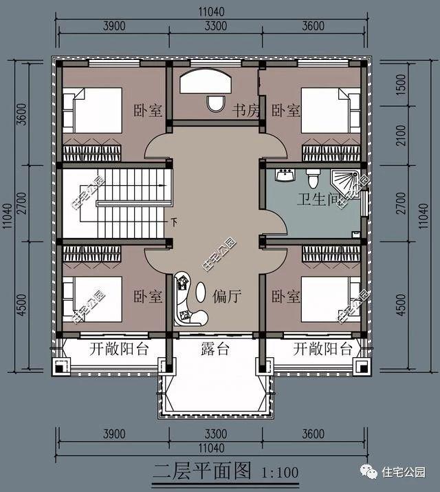幾款帶院子的農(nóng)村自建別墅設(shè)計(jì)方案，有院子才叫別墅