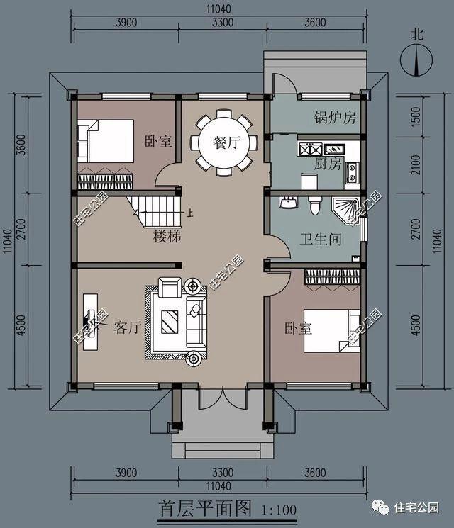 幾款帶院子的農(nóng)村自建別墅設(shè)計(jì)方案，有院子才叫別墅