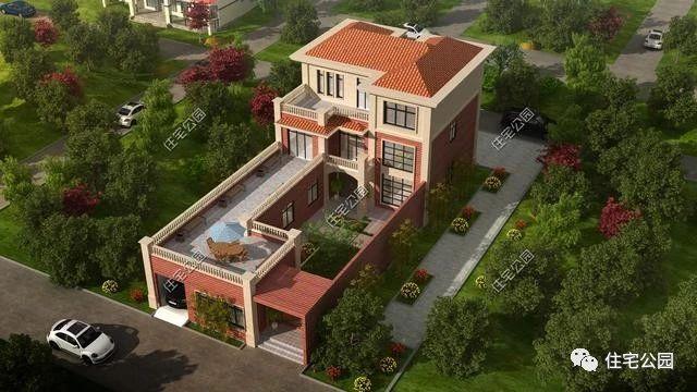 幾款帶院子的農(nóng)村自建別墅設(shè)計(jì)方案，有院子才叫別墅