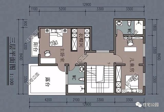10套帶堂房的自建房戶型圖，喜歡堂房的快來看看