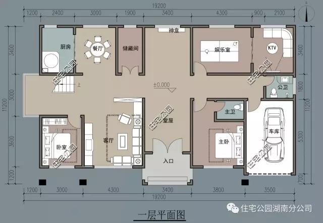 10套帶堂房的自建房戶型圖，喜歡堂房的快來看看