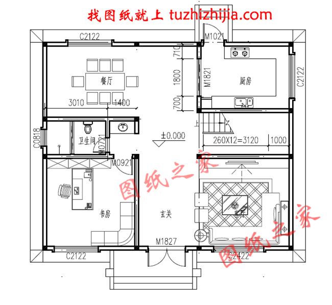 好看又簡單的二層樓房，經濟實用型的農村小別墅，占地135平米