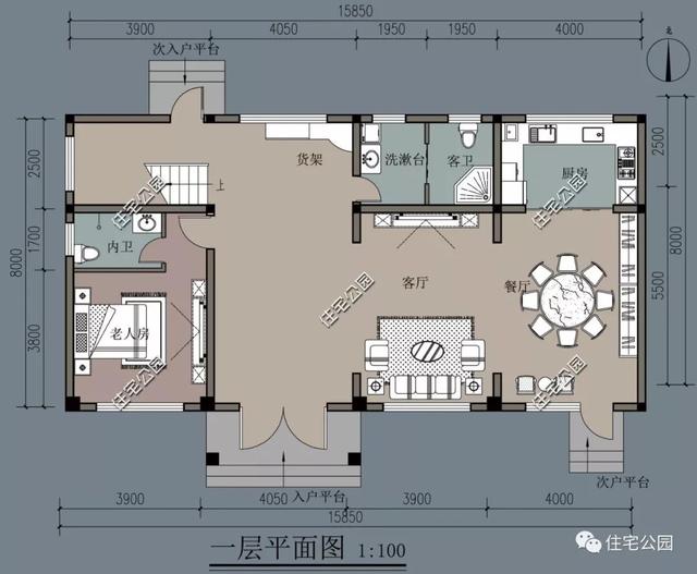 10套帶老人房的農村別墅設計方案，老人住起來很方便
