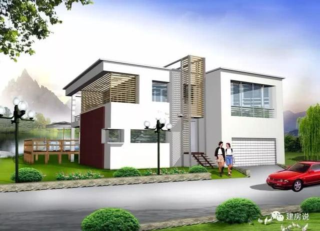 坡屋頂現代風別墅圖片大全，漂亮極了