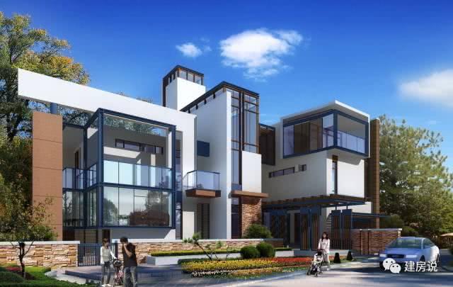 坡屋頂現代風別墅圖片大全，漂亮極了