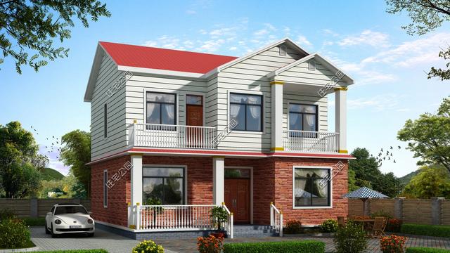 幾套25萬(wàn)造價(jià)的2層自建房戶型圖，不用攢錢也能建