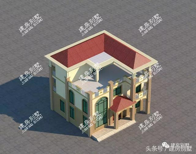 2款農(nóng)村三層豪宅戶型圖，建好絕對有面子