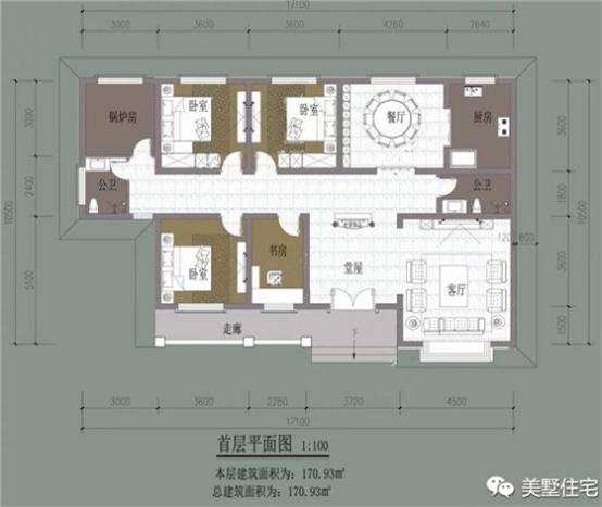 鄉下建房一層戶型圖，15萬就能建起來