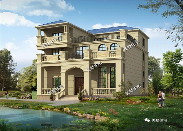 精選的三款農村四層別墅戶型圖，攢夠錢肯定建一棟