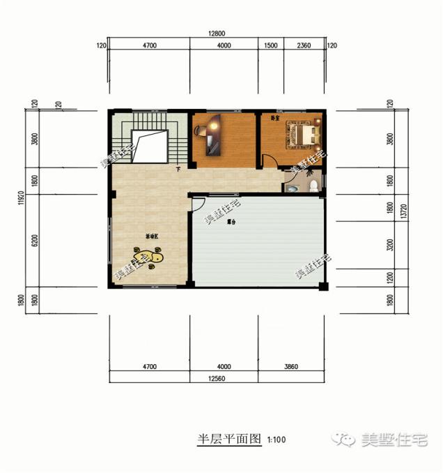 精選的三款農村四層別墅戶型圖，攢夠錢肯定建一棟