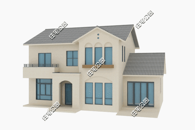 15X11米2層農村小洋樓設計方案圖，漂亮、洋氣