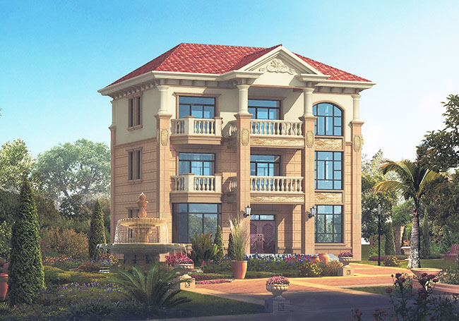 新農村三層房屋住宅設計圖紙大全（含效果圖）