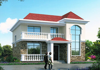 好看又簡單的二層小樓設計圖，農村自建20萬元左右