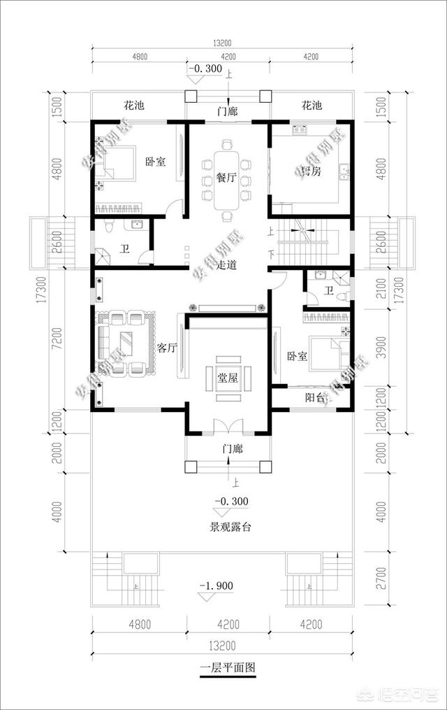 18米*20米，建3層帶地下室的別墅，有什么好的圖紙？