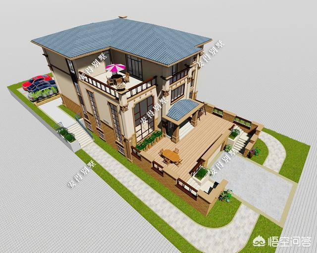 18米*20米，建3層帶地下室的別墅，有什么好的圖紙？