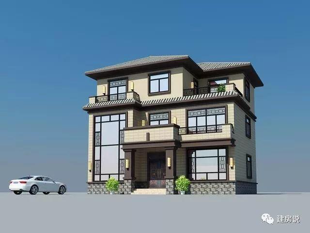 美呆了，新中式別墅效果圖片大全，勝過歐式風格