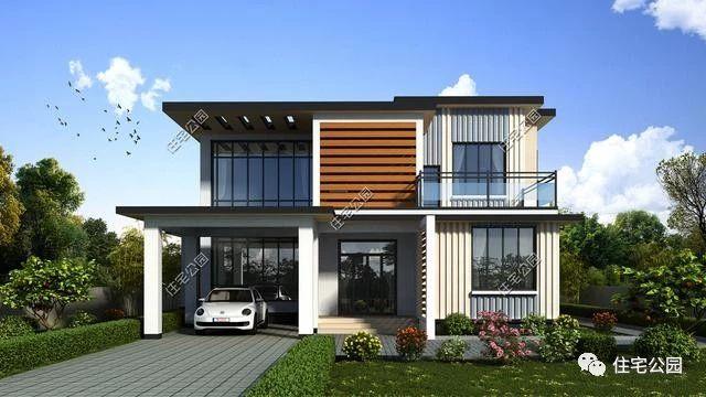 6套現代風格樓房設計圖，80后喜歡的風格