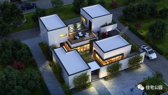 6套現代風格樓房設計圖，80后喜歡的風格