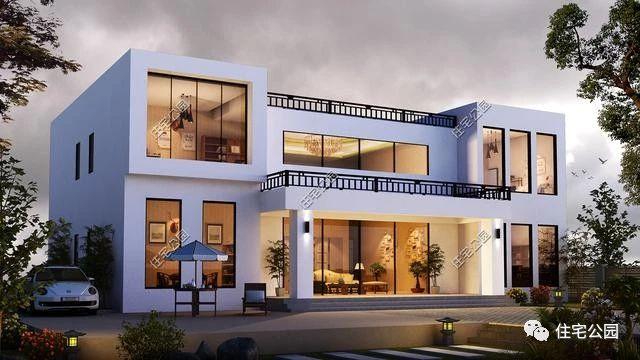 6套現代風格樓房設計圖，80后喜歡的風格