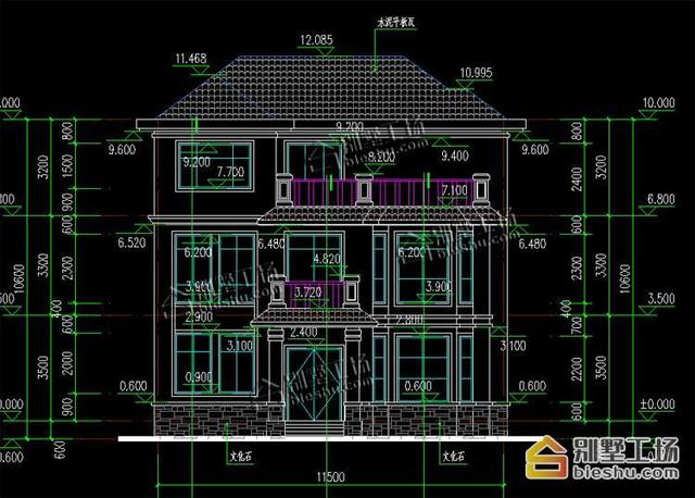 25萬自建農(nóng)村三層樓房圖，占地120平左右