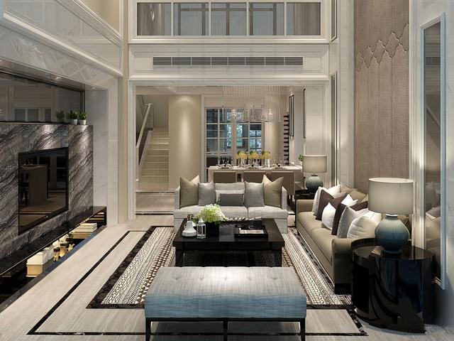 350平別墅別墅裝修案例推薦，低調、奢華現代簡約風