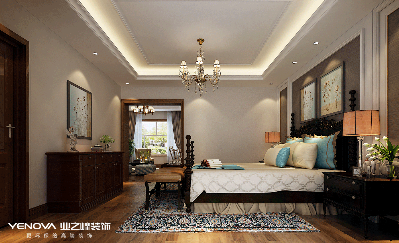 碧桂園別墅設計美式風格裝修效果圖,高端、大氣