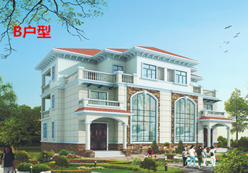 農村簡單雙拼小戶型，簡單適用，客廳中空，總占地210平方米