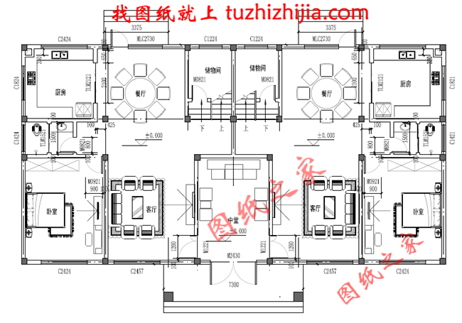 農村建房兄弟雙拼三層，經典的歐式風格，大氣的外觀