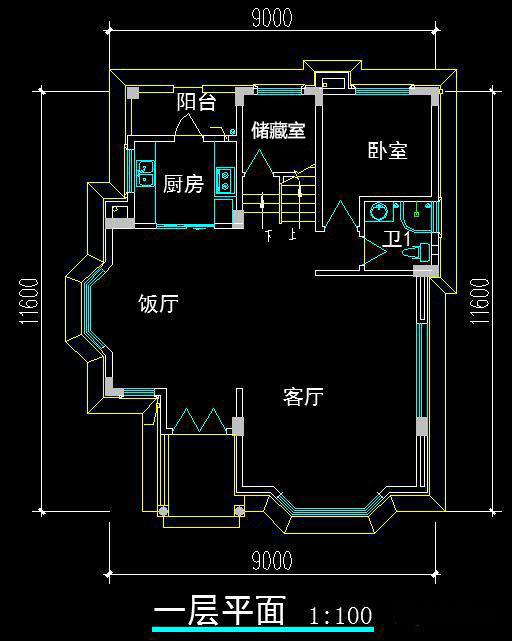 9X12米農(nóng)村自建樓房設(shè)計(jì)圖，時(shí)尚又洋氣