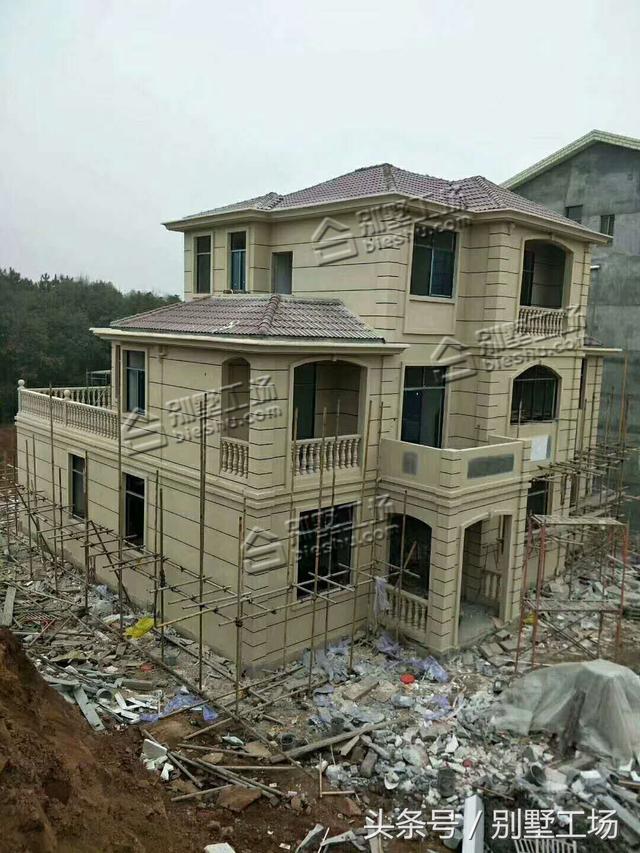 裝配式別墅建筑來了，附施工全程圖