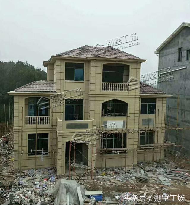 裝配式別墅建筑來了，附施工全程圖