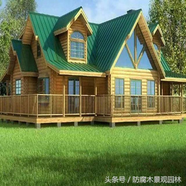 木屋別墅實(shí)景照片和效果圖展示，喜歡的來(lái)欣賞下