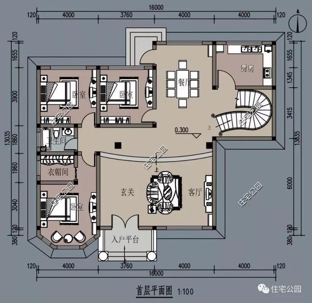 10套新中式房屋設計方案，帶戶型圖
