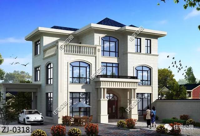 農村14X14米樓房設計圖，3種方案供您選擇