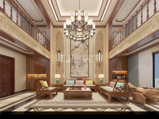 260平米中式別墅裝修效果圖，大氣