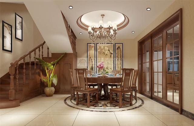 260平米中式別墅裝修效果圖，大氣